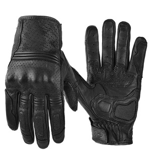 Guantes de Motocicleta de Cuero, Guantes de Carreras, Guantes de Protección para Motociclistas, Dedos Completos, Medios Dedos, Impermeables, Guantes de Motociclista en Oferta - Product Image 4