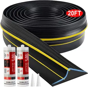 Garagedeur Drempel Zegel Strip 20ft Kit, Bodem Waterdichte Rubber Weer Strippen Vervanging