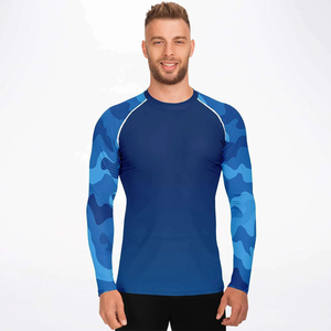 Camiseta Deportiva Transpirable de Compresión con Estampado por Sublimación, Secado Rápido, Manga Larga, para Entrenamiento Deportivo - Product Image 3