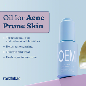 Aceite facial para acné Suero para el acné no comedogénico con aceite de rosa mosqueta Semilla de comino negro Tansy azul - Product Image 2
