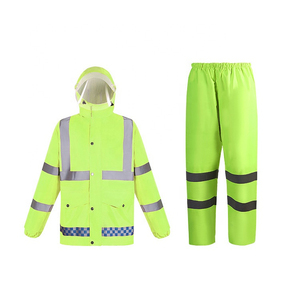 Combinaison réfléchissante haute visibilité imperméable et respirante avec logo personnalisé OEM vestes de sécurité gilet de sécurité réfléchissant - Product Image 3