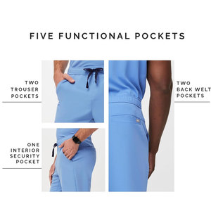 กางเกงจ็อกเกอร์ผู้ชายแบบมีเชือกผูกเอว สั่งทำขายส่ง ผ้าแคนวาสระบายอากาศ ทรงขาบาน แห้งเร็ว ซับในขนแกะ สวมใส่สบาย - Product Image 6