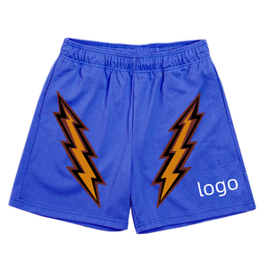 กางเกงขาสั้นตาข่ายผ้าไหมน้ำแข็งระบายอากาศแห้งเร็วสำหรับผู้ชายกางเกงขาสั้นสำหรับฤดูร้อนแบบลำลองสำหรับผู้ชาย - Product Image 1