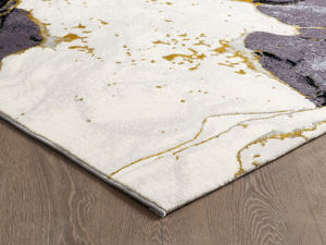 Turkish Luxury Machine Made Carpet Shirink Flosh Grey Beige Premium Living Room Area from Gaziantep Manufacturer - Product Image 3