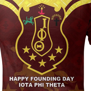 Camiseta Polo Premium para Hombre Iota Phi Theta 1963, Fraternidad Griega, Bordado Ivy League - Product Image 5