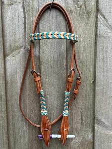 Brida de Cuero Marrón de Alta Calidad con Corona Cosida, Estilo Occidental, Mejor Precio para Equipo de Equitación - Product Image 3