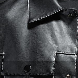 Chaqueta de cuero de calidad superior caliente para Hombres estilo con 100% chaqueta de cuero de vaca original chaquetas de cuero de los hombres - Product Image 2