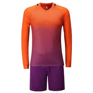 Conjunto de Uniforme de Portero de Fútbol Sublimado Personalizado, Ligero y Transpirable, Jersey de Manga Larga y Pantalones para Equipo de Fútbol - Product Image 4