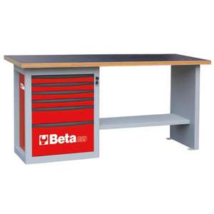 Établi BETA Endurance avec 1 commode de 6 tiroirs Armoires à outils haut de gamme - Product Image 4