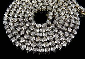 Luxury 10K Gold Tennis Chain <b>Necklace</b> Iced Out with Sparkling Lab Grown Diamonds Ideal for Engagement or Wedding Wear - Product Image 4