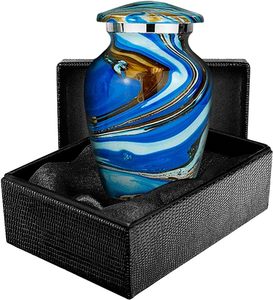 Servicios OEM/ODM/personalizados/muestras disponibles para urnas de cremación de recuerdo de material de aluminio 100% al mejor precio - Product Image 1