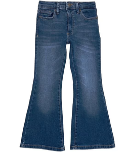 Pantalones Vaqueros de Mezclilla Ecológicos con Corte Ajustado y Estilo Flare, Teñidos, de Cintura Alta, Diseño Moderno y Personalizado para Mujer, Bangladesh - Product Image 2