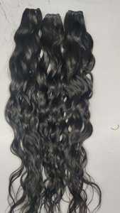 100% extensions de cheveux ondulés indiens non traités pour les femmes noires cuticules alignées lâche vague profonde boucle italienne expédition Express - Product Image 3