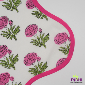 Ridhi 2025 meilleure qualité moderne à la main serviettes en coton belle impression de blocs carrés pour les mariages nouvelle tendance haute Inde Design - Product Image 2