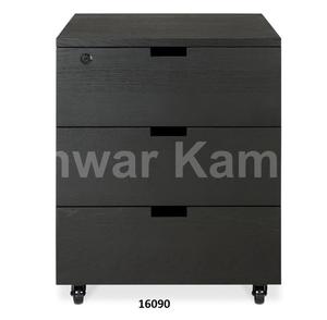 Aparador de madera y metal con mango marrón para cocina, vajilla, armarios y sala de estar, dormitorio - Product Image 4