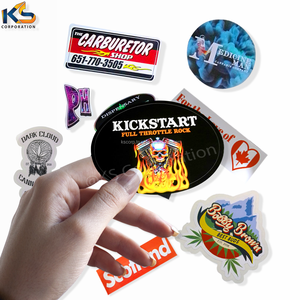 Pegatinas de vinilo personalizadas de forma ovalada personalizadas troqueladas individuales pegatinas impermeables a prueba de UV de alta calidad - Product Image 2