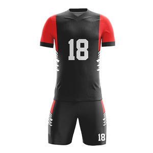 Séchage rapide Top Performance Logo Couture contrastée Uniforme de football Maille légère Hommes Athlétique Jeunesse France, maillots de football - Product Image 1