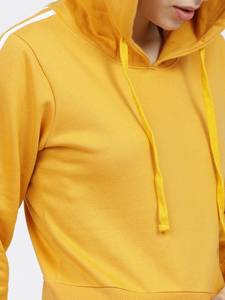 Venta caliente nuevo elegante chándal amarillo mujeres bordado suelto Jumper sudaderas logotipo personalizado esencial gimnasio sudaderas con capucha y pantalones - Product Image 3