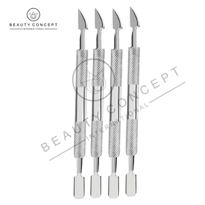 Empujador de cutículas de acero de doble punta, herramienta de manicura para decoración de uñas, removedor de piel muerta, concepto de belleza, precio al por mayor internacional - Product Image 2