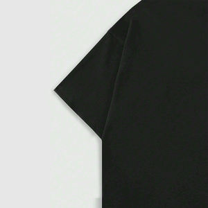 เสื้อยืดพิมพ์ DTF สำหรับผู้ชายสีทึบทรงหลวมผ้าคอตตอน100% 180กรัมสไตล์ลำลองน้ำหนักตามสั่ง - Product Image 5