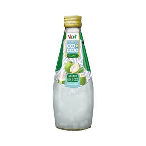 Noix de coco Nata De Coco 290 ml boisson au jus Cojo Cojo 24 bouteilles par carton bouteille en verre marque privée OEM ODM échantillon gratuit usine - Product Image 1