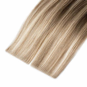 ผมต่อแบบเทปใส Remy Human Hair ขนาด 8-30 นิ้ว สีน้ำตาลซินนามอนผสมสีบลอนด์แซนดี้ - Product Image 1