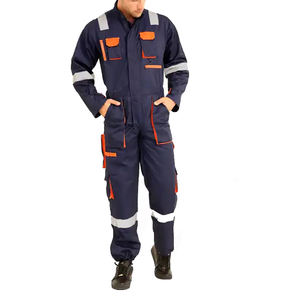 ราคาโรงงานจัดหาโพลีเอสเตอร์ / ผ้าฝ้ายชิ้นเดียวชุดทํางานชุด - Product Image 3