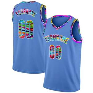 Maillot de basket-ball personnalisé de vente chaude maillot imprimé par sublimation complète avec logo grande taille meilleure vente la conception de l'année dernière - Product Image 3
