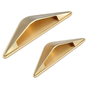 Gold drawer brass cabinet <b>pull</b> <b>handle</b> knobs for home kitchen office furniture hardware <b>door</b> drawer wardrobe cabinet <b>handle</b> 2023 - Product Image 1