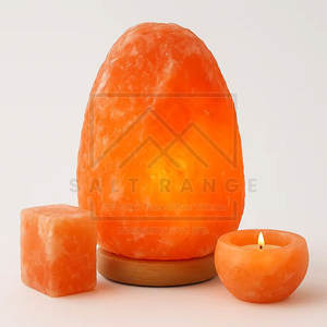 Lampe de sel de l'Himalaya naturelle pour la décoration intérieure, écologique, de haute qualité, sculptée, en vente en ligne - Product Image 4