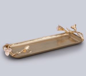 Plateau décoratif Prima Ballerina Plateau de service élégant en métal avec design inspiré du ballet pour la maison et les cadeaux - Product Image 5