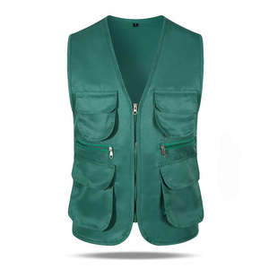 Chaleco Utilitario de Invierno sin Mangas, Transpirable, con Múltiples Bolsillos, de Poliéster, con Cremallera, Logotipo Personalizado OEM, Ropa de Trabajo para Exteriores para Hombres y Mujeres - Product Image 3