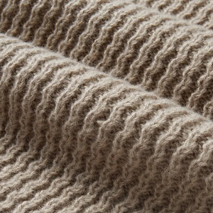 Tricots décontractés unisexe à col classique, pull asymétrique à épaules tombantes, couleur unie pour le bureau et les vêtements de tous les jours - Product Image 6