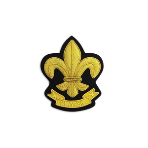 Badges brodés à la main en fil métallique pour adultes unisexes, vente directe, design brodé à coudre - Product Image 3