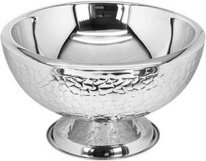 OEM Bulk Wholesale Stainless Steel Double Wall <b>Ice</b> Pattern for Champagne Bowl Durable Rust-Resistant Party Barware <b>Beverage</b> <b>Tubs</b> - Product Image 1