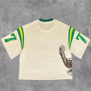 เสื้อเชิ้ตผ้าคอตตอนทรงแบ็กกี้สำหรับผู้ชายเสื้อยืดขนาดใหญ่ดีไซน์ใหม่ล่าสุดใส่สบาย - Product Image 2