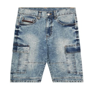 Shorts en jean pour hommes Logo personnalisé 100% coton Qualité supérieure Fournisseur OEM Séchage rapide et imperméable - Product Image 1