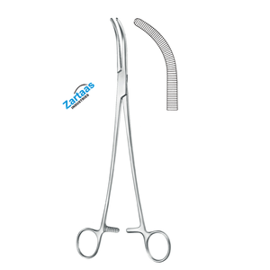 คีมตัดหลอดเลือดแดง Wertheim เครื่องมือผ่าตัด26ซม. ทำจากสเตนเลสสตีล - Product Image 1