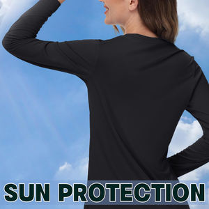 Camiseta de diseño único, ropa clásica e informal y tela de algodón sostenible, camiseta transpirable de manga larga para mujer - Product Image 2