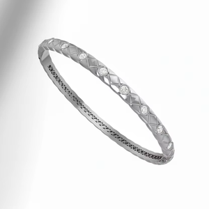 Bracelet pour femme en diamant rond taille brillant - Product Image 1