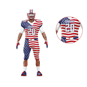 Conjunto de Uniforme de Fútbol Personalizado con Nuevo Diseño, Transpirable, de Secado Rápido, Antibacterial, Anti-UV, Kit de Entrenamiento de Calidad Original, Sublimado - Product Image 2