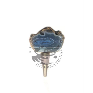 Tapones de botella de vino reutilizables de plata Tapón de vino de metal y silicona para accesorios de bebidas de bar - Product Image 5