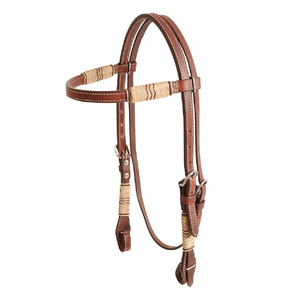 Bridon en cuir de vache de haute qualité avec rembourrage doux, bande de nez et boucles, produits de bridage pour chevaux - Product Image 6