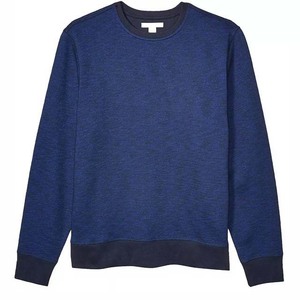 Sweat-shirts basiques en molleton 100% coton, personnalisés, à manches longues, col rond uni, coupe oversize, avec logo brodé et imprimé de haute qualité 2026 - Product Image 4