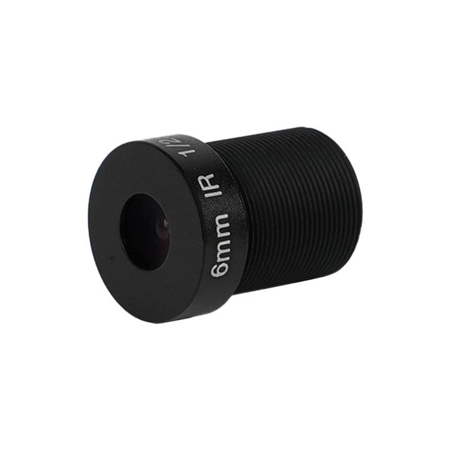 3MP 6mm M12 Mount Machine Vision Lens 1/2.7 Inch F2.0 Low Distortion Fixed Focus S-Mount Industrial Camera Lens