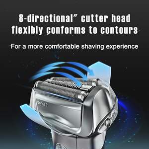 Lot de 2 têtes de rasoir de rechange compatibles avec rasoir électrique rechargeable à grille, étanche et lavable, pour le visage et les zones du bikini - Product Image 5