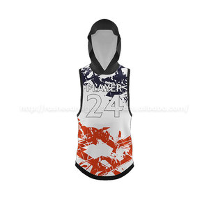 Camisetas con capucha de compresión 7v7 personalizadas para jóvenes y adultos, Bandera de poliéster, uniformes de fútbol 7 en 7, características de talla grande para hombres - Product Image 5