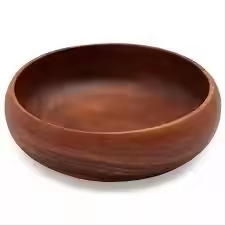 Ensaladera de madera Tazón de sopa hecho a mano de calidad premium Clásico Elegante por Crescent Crafts - Product Image 2