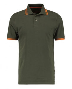 Camiseta de Polo de Golf para hombre, 100% de algodón, uniforme personalizado de alta calidad, logotipo bordado, patrón sólido, camiseta de tela de punto para Pol - Product Image 4