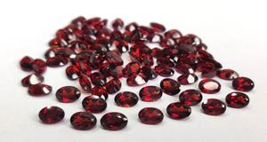 โกเมนแดงธรรมชาติรูปไข่ 8x10 มม. Cabochon - โกเมนหลวมคุณภาพสูง - Product Image 2